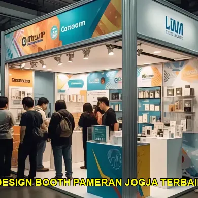 design booth pameran jogja terbaik
